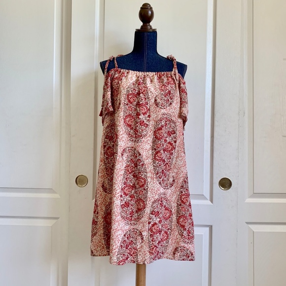 Madewell Silk Off The Shoulder Dress - Picture 2 of 6